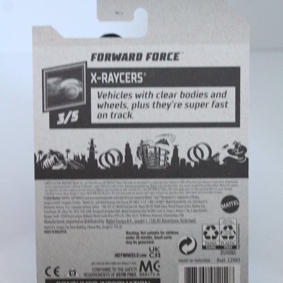 2020 Mattel Hot Wheels Forward Force (Blue) X-Raycers 3/5 - Picture 3 of 3